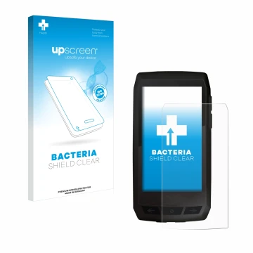 Face avant d’un emballage produit avec le logo de la marque upscreen. À côté, l’appareil Ciclo Navic 400 est représenté avec l