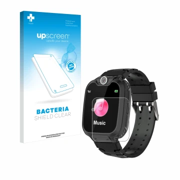 Face avant d’un emballage produit avec le logo de la marque upscreen. À côté, l’appareil Pthtechus S12 est représenté avec la 