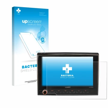 Face avant d’un emballage produit avec le logo de la marque upscreen. À côté, l’appareil Citroen Jumper II 2006 X-F270 8