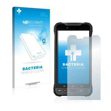 Face avant d’un emballage produit avec le logo de la marque upscreen. À côté, l’appareil UniStrong UT10 6