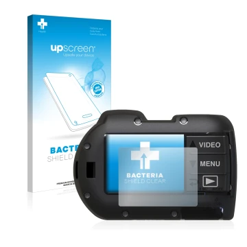 Face avant d’un emballage produit avec le logo de la marque upscreen. À côté, l’appareil SeaLife Micro 3.0 est représenté avec