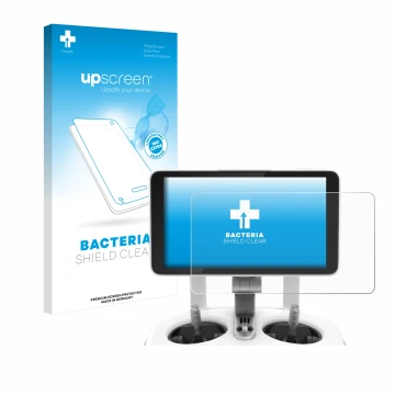 Face avant d’un emballage produit avec le logo de la marque upscreen. À côté, l’appareil DJI Phantom 4 Pro+/Adv+ 5.5