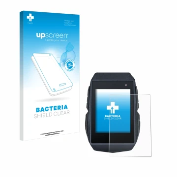 Face avant d’un emballage produit avec le logo de la marque upscreen. À côté, l’appareil Sigma ROX 11.1 Evo est représenté ave