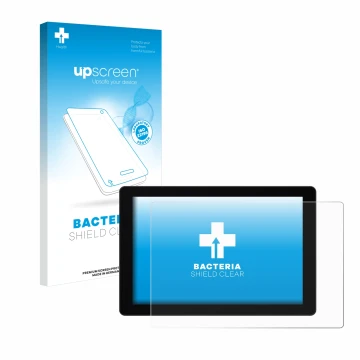 Face avant d’un emballage produit avec le logo de la marque upscreen. À côté, l’appareil SmallHD Cine 7 est représenté avec la