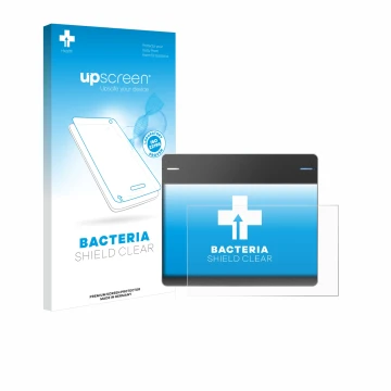 Face avant d’un emballage produit avec le logo de la marque upscreen. À côté, l’appareil Wacom Intuos CTH-480 est représenté a