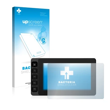 Face avant d’un emballage produit avec le logo de la marque upscreen. À côté, l’appareil SmallHD Ultra 5 est représenté avec l