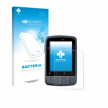 Face avant d’un emballage produit avec le logo de la marque upscreen. À côté, l’appareil Giant Dash M200 est représenté avec l