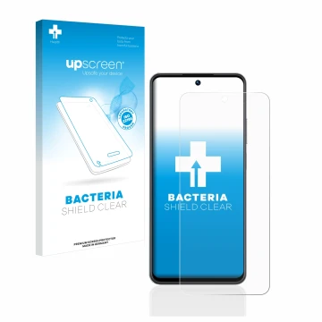 Face avant d’un emballage produit avec le logo de la marque upscreen. À côté, l’appareil realme C55 est représenté avec la pro