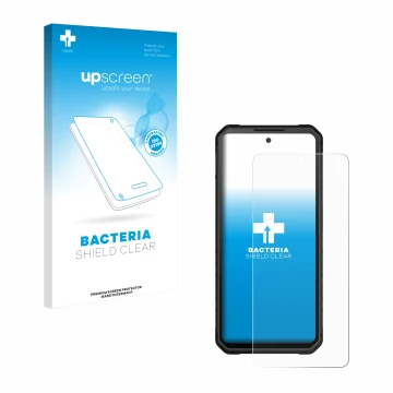Face avant d’un emballage produit avec le logo de la marque upscreen. À côté, l’appareil iiiF150 Raptor est représenté avec la
