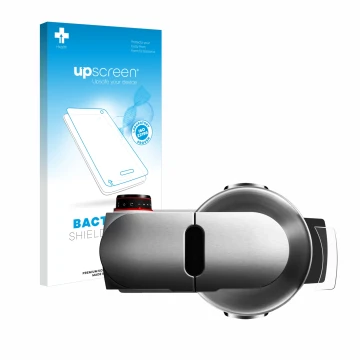 Face avant d’un emballage produit avec le logo de la marque upscreen. À côté, l’appareil Bosch MUM Serie 8 OptiMUM MUM9AX5S00 