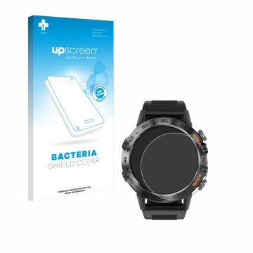 Face avant d’un emballage produit avec le logo de la marque upscreen. À côté, l’appareil LIGE BW1846A 1.39