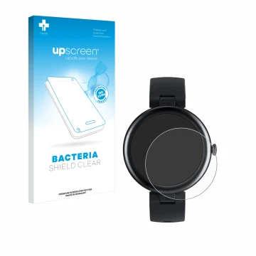 Face avant d’un emballage produit avec le logo de la marque upscreen. À côté, l’appareil SHANG WING Lynn 1.1