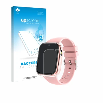 Face avant d’un emballage produit avec le logo de la marque upscreen. À côté, l’appareil Igreeman X53 1.54