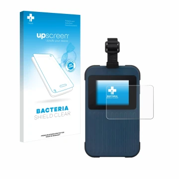 Face avant d’un emballage produit avec le logo de la marque upscreen. À côté, l’appareil Acer Enduro Connect M3 est représenté