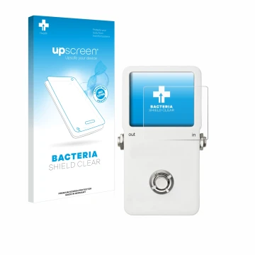 Face avant d’un emballage produit avec le logo de la marque upscreen. À côté, l’appareil TC Electronic POLYTUNE est représenté