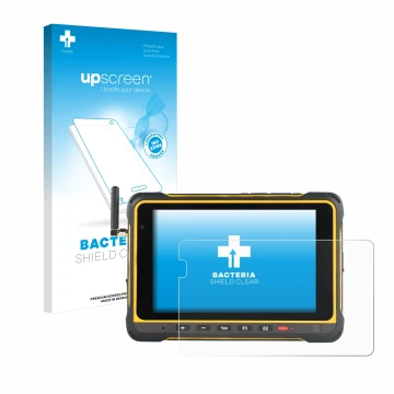 Face avant d’un emballage produit avec le logo de la marque upscreen. À côté, l’appareil AIR3 7.3 est représenté avec la prote