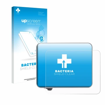 Face avant d’un emballage produit avec le logo de la marque upscreen. À côté, l’appareil Bambu Lab A1 3D Printer est représent