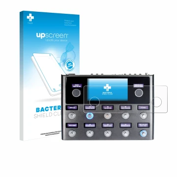 Face avant d’un emballage produit avec le logo de la marque upscreen. À côté, l’appareil Fender Tone Master Pro est représenté