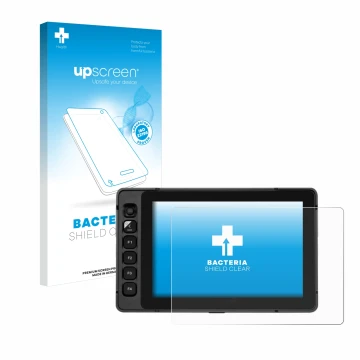 Face avant d’un emballage produit avec le logo de la marque upscreen. À côté, l’appareil SmallHD Ultra 7 est représenté avec l