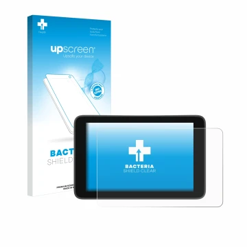 Face avant d’un emballage produit avec le logo de la marque upscreen. À côté, l’appareil YoloLiv YoloBox Ultra est représenté 