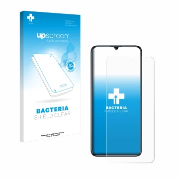 Face avant d’un emballage produit avec le logo de la marque upscreen. À côté, l’appareil Oukitel C51 est représenté avec la pr