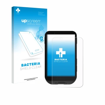 Face avant d’un emballage produit avec le logo de la marque upscreen. À côté, l’appareil iGPSPORT igs800 est représenté avec l