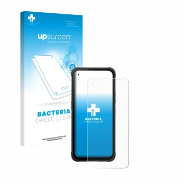 Face avant d’un emballage produit avec le logo de la marque upscreen. À côté, l’appareil Hammer Blade V est représenté avec la