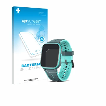 Face avant d’un emballage produit avec le logo de la marque upscreen. À côté, l’appareil Joyele H79 1.5