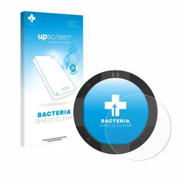 Face avant d’un emballage produit avec le logo de la marque upscreen. À côté, l’appareil Beeline Moto II est représenté avec l