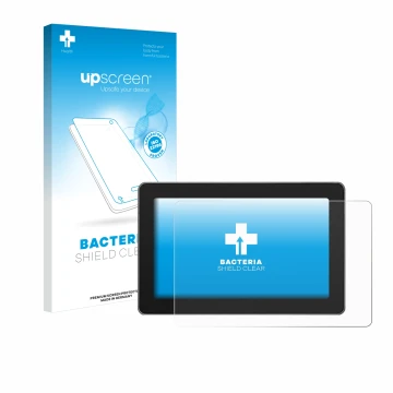 Face avant d’un emballage produit avec le logo de la marque upscreen. À côté, l’appareil SmallHD Indie 5 est représenté avec l