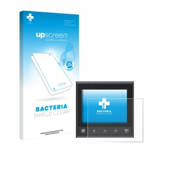 Face avant d’un emballage produit avec le logo de la marque upscreen. À côté, l’appareil B&G Triton 2 est représenté avec la p