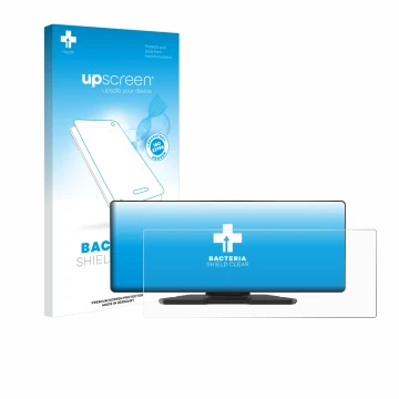 Face avant d’un emballage produit avec le logo de la marque upscreen. À côté, l’appareil Carpuride W903 9.3