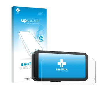 Face avant d’un emballage produit avec le logo de la marque upscreen. À côté, l’appareil Volam JM5AMVL 6.25
