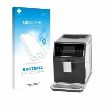 Face avant d’un emballage produit avec le logo de la marque upscreen. À côté, l’appareil WMF Perfection 880L est représenté av