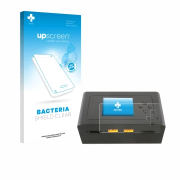 Face avant d’un emballage produit avec le logo de la marque upscreen. À côté, l’appareil Gens Ace IMARS D300 est représenté av