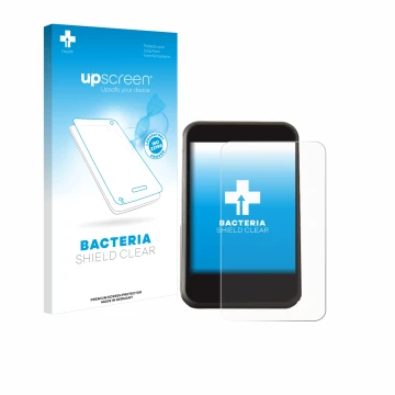 Face avant d’un emballage produit avec le logo de la marque upscreen. À côté, l’appareil Freesky YL81F est représenté avec la 