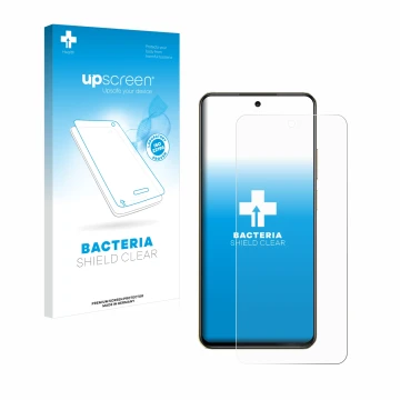 Face avant d’un emballage produit avec le logo de la marque upscreen. À côté, l’appareil realme C75 est représenté avec la pro