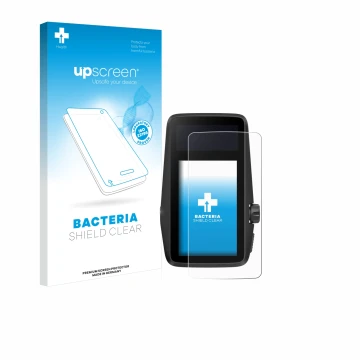 Face avant d’un emballage produit avec le logo de la marque upscreen. À côté, l’appareil Coros Dura est représenté avec la pro