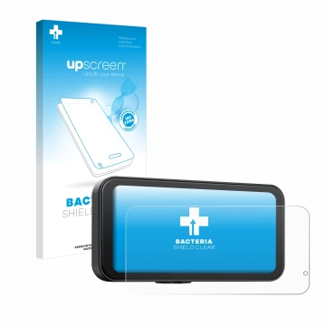 Face avant d’un emballage produit avec le logo de la marque upscreen. À côté, l’appareil Volam RC15B 6.25