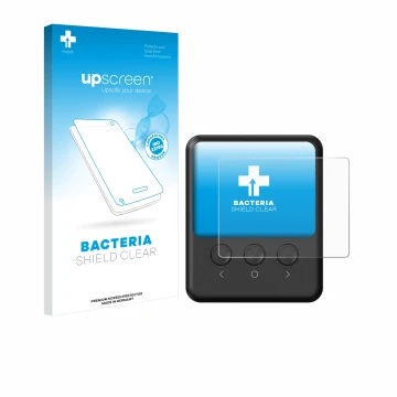 Face avant d’un emballage produit avec le logo de la marque upscreen. À côté, l’appareil ISDT 608PD est représenté avec la pro