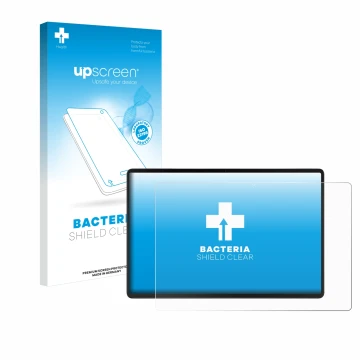 Face avant d’un emballage produit avec le logo de la marque upscreen. À côté, l’appareil Acer Iconia X12 est représenté avec l