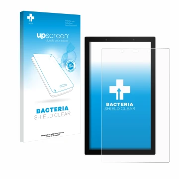 Face avant d’un emballage produit avec le logo de la marque upscreen. À côté, l’appareil SONOFF NSPanel Pro 120 est représenté