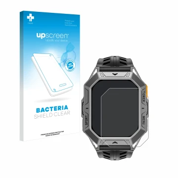 Face avant d’un emballage produit avec le logo de la marque upscreen. À côté, l’appareil Stahlgear Thor 2.0 est représenté ave