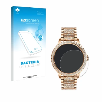 Face avant d’un emballage produit avec le logo de la marque upscreen. À côté, l’appareil LIGE BW1845A-CC 1.32