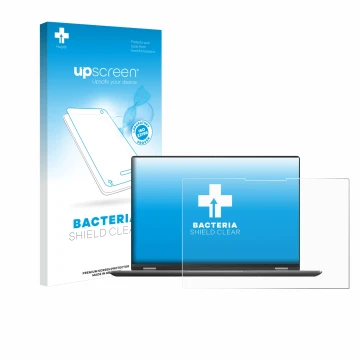 Face avant d’un emballage produit avec le logo de la marque upscreen. À côté, l’appareil ASUS Vivobook S 16 Flip TP3607SA-RJ02