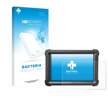 Face avant d’un emballage produit avec le logo de la marque upscreen. À côté, l’appareil iCarsoft CR Ultra est représenté avec