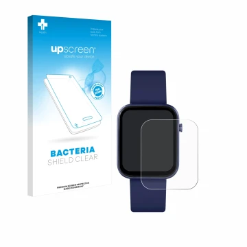 Face avant d’un emballage produit avec le logo de la marque upscreen. À côté, l’appareil Reflex Active Series 13 est représent