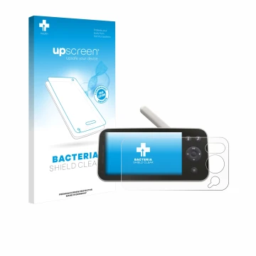 Face avant d’un emballage produit avec le logo de la marque upscreen. À côté, l’appareil Philips Avent SCD973/26 est représent