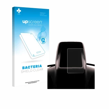 Face avant d’un emballage produit avec le logo de la marque upscreen. À côté, l’appareil Segway GT3 D est représenté avec la p