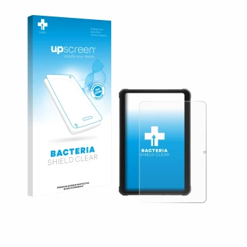 Face avant d’un emballage produit avec le logo de la marque upscreen. À côté, l’appareil Hotwav R10 Pro est représenté avec la